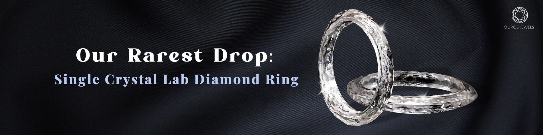 Image showing Ouros Jewels latest Single Crystal Lab Diamond Ring
