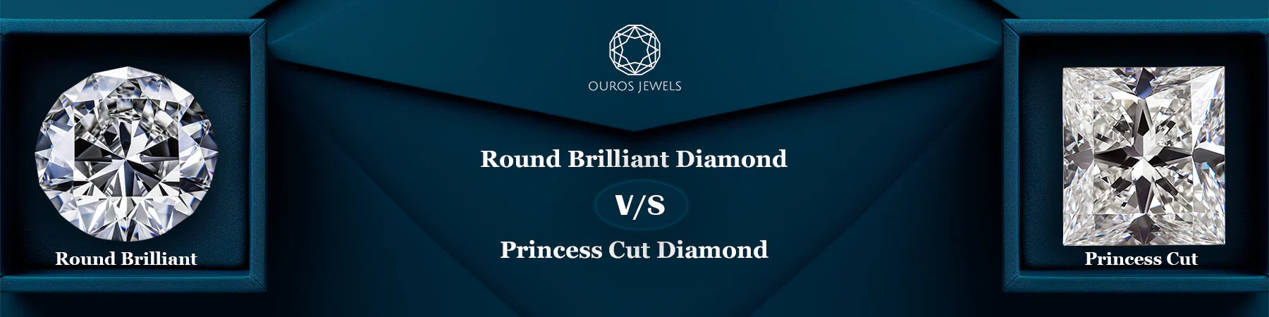 Round Brilliant Vs. Princess Cut Diamond - 6 Differences To Know