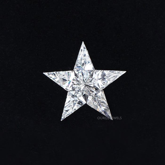 Star Shape Pie Cut Lab Made Diamond