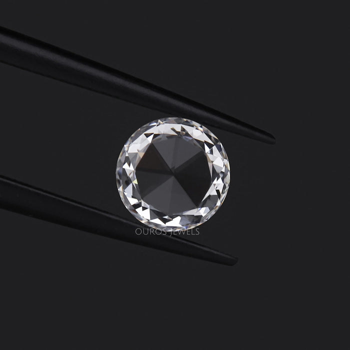 Round Rose Cut Lab Created Diamond