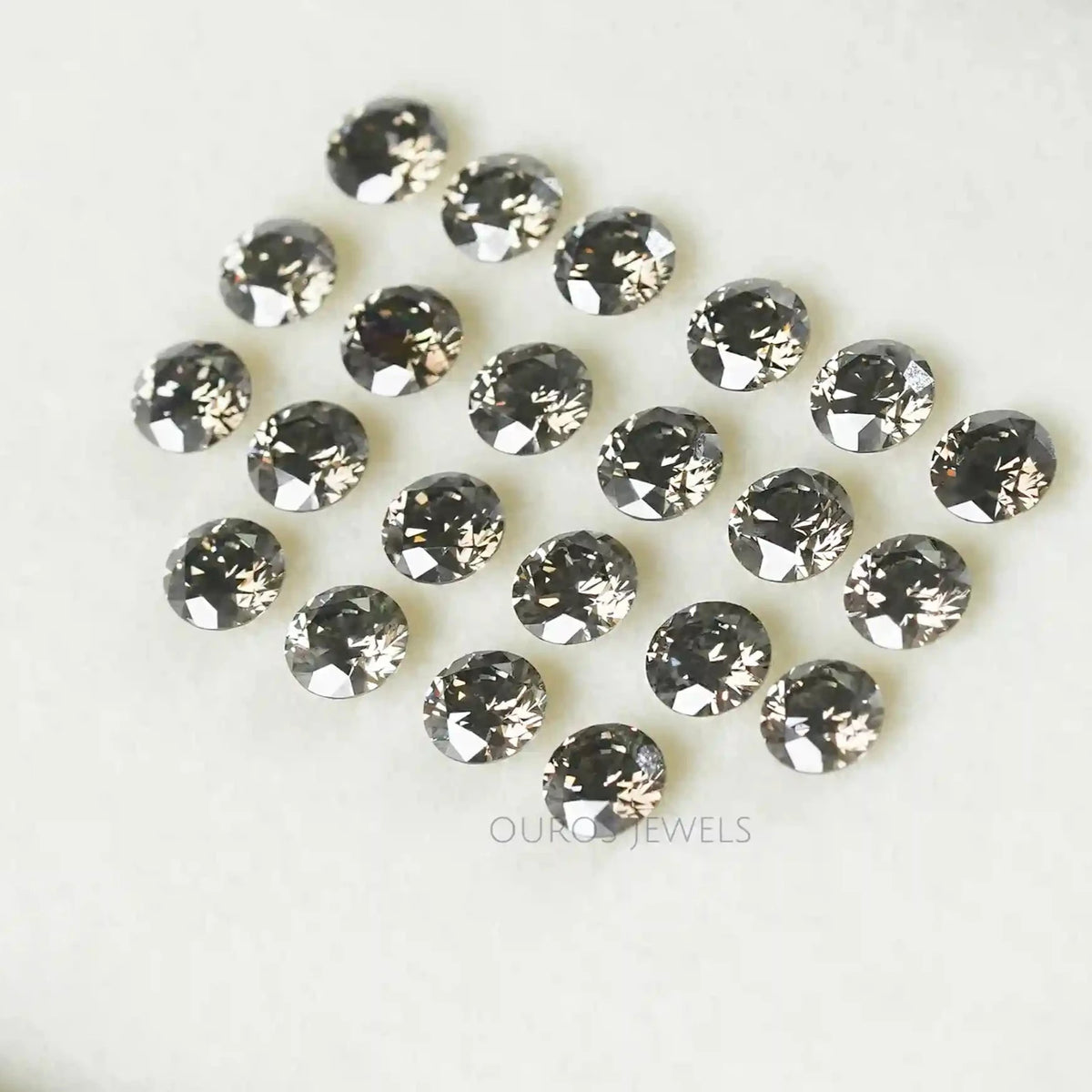 Black Round Cut Lab Grown Diamond Loose