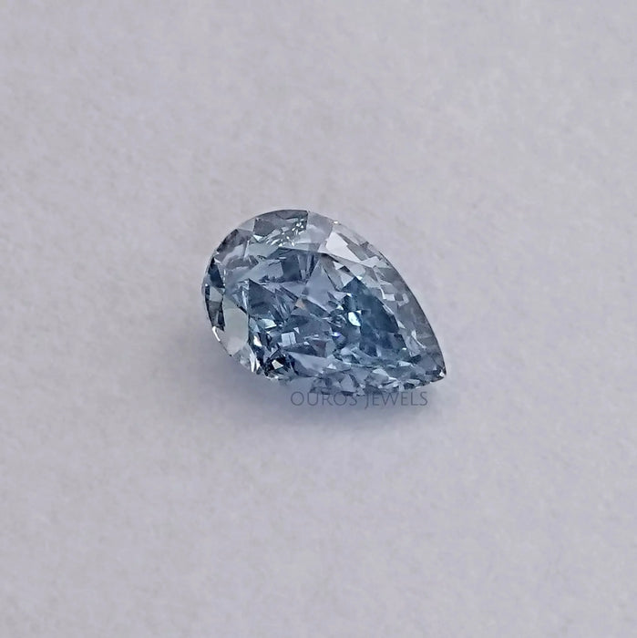 Blue Pear Lab Grown Diamond Loose