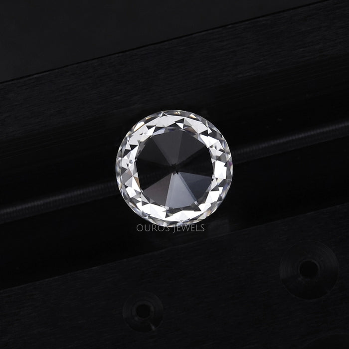 Round Rose Cut Lab Created Diamond