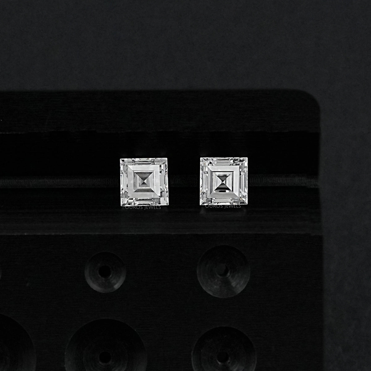 Carre Cut Lab Grown Matching Pair Diamond Loose