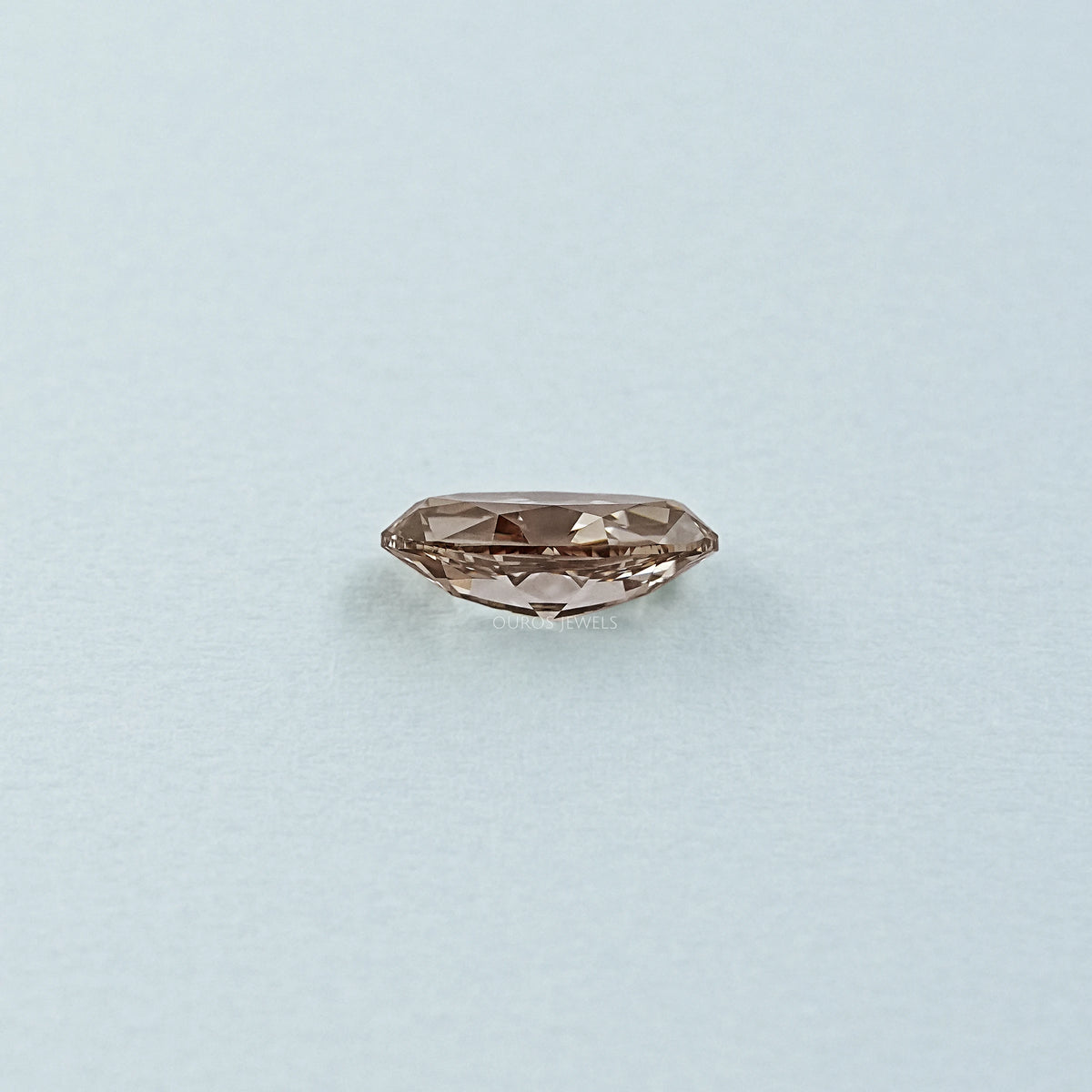 Champagne Old Mine Moval Cut Lab Diamond Loose
