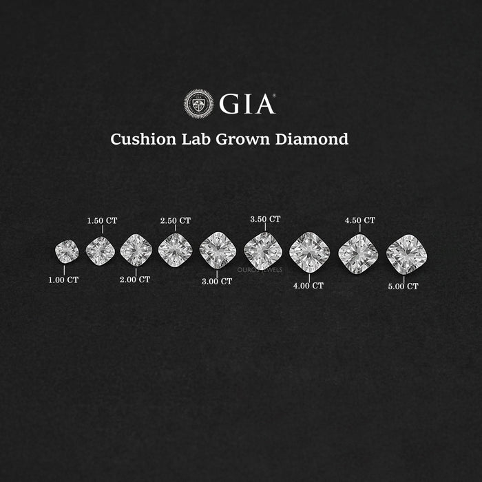 Cushion Lab Grown GIA Certified Loose Diamond