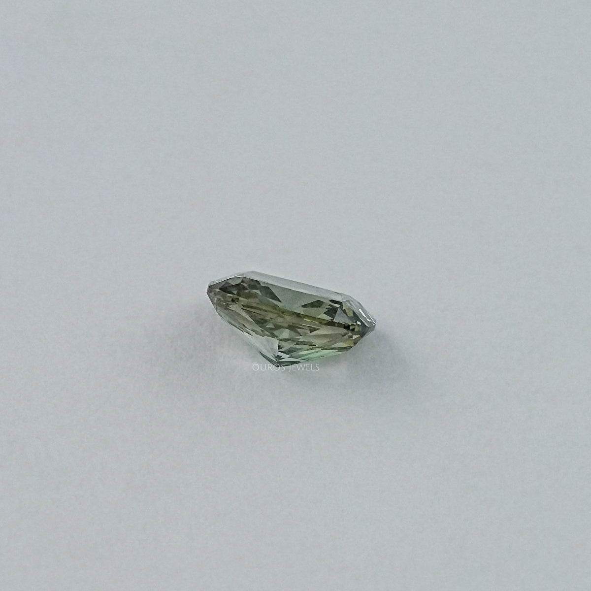 Fancy Deep Green Cushion Lab Diamond Loose