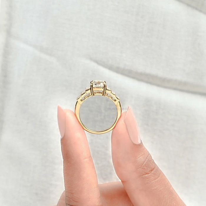 old mine diamond ring cushion cut