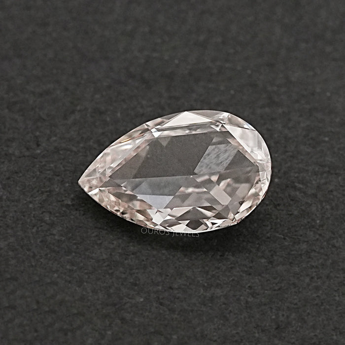 Pear Rose Cut Lab Made Diamond