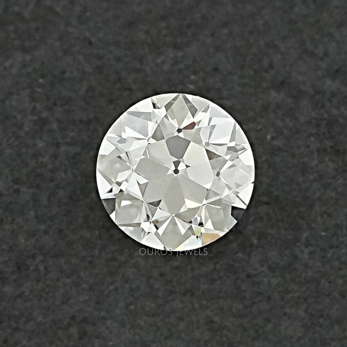 Flower Old European Round Lab Grown Diamond