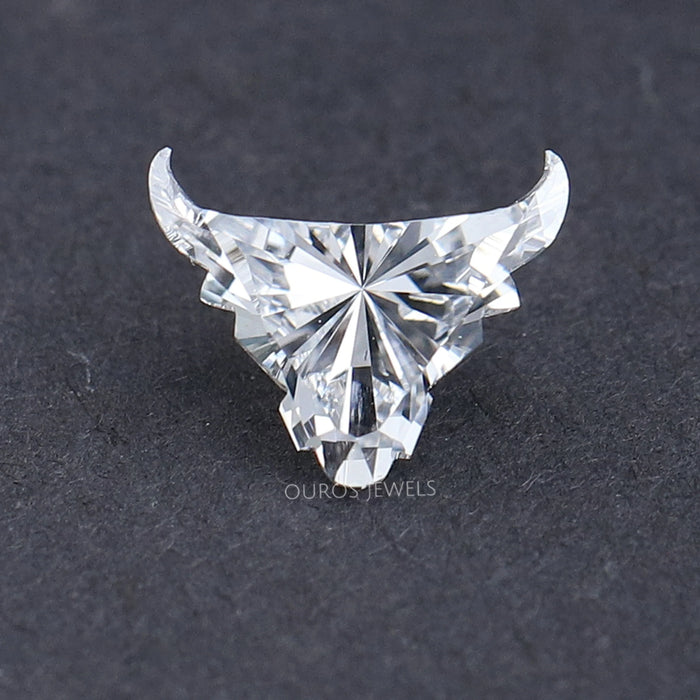 Loose Bull Face Cut Lab Created Diamond