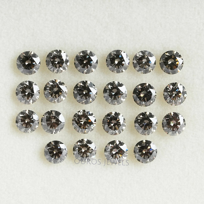 Black Round Cut Lab Grown Diamond