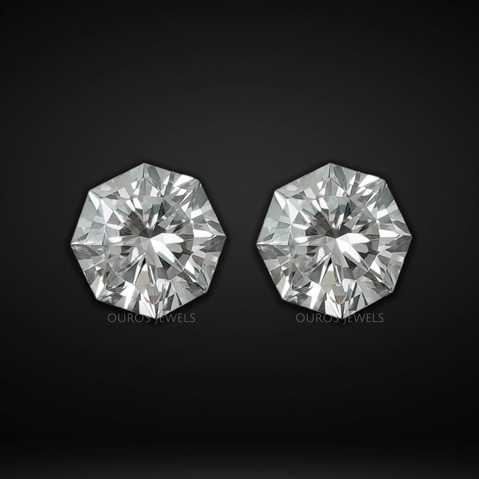 Lab Grown Octagon Diamond Pair