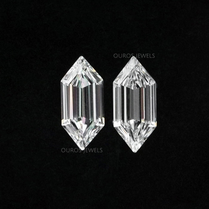 Matching Boat Cut Lab Grown Diamond Pair