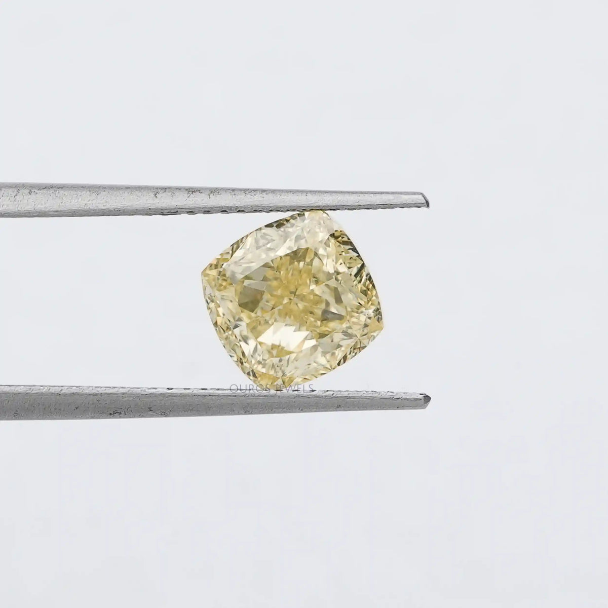 Fancy Vivid Yellow Cushion Loose Lab Grown Diamond