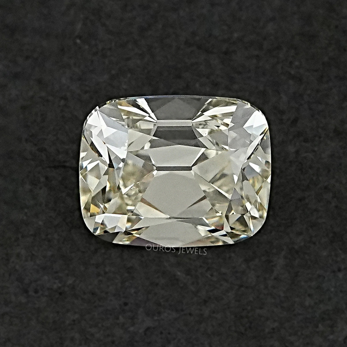 Old Mine Cushion Cut Lab Grown Diamond J To Z VS