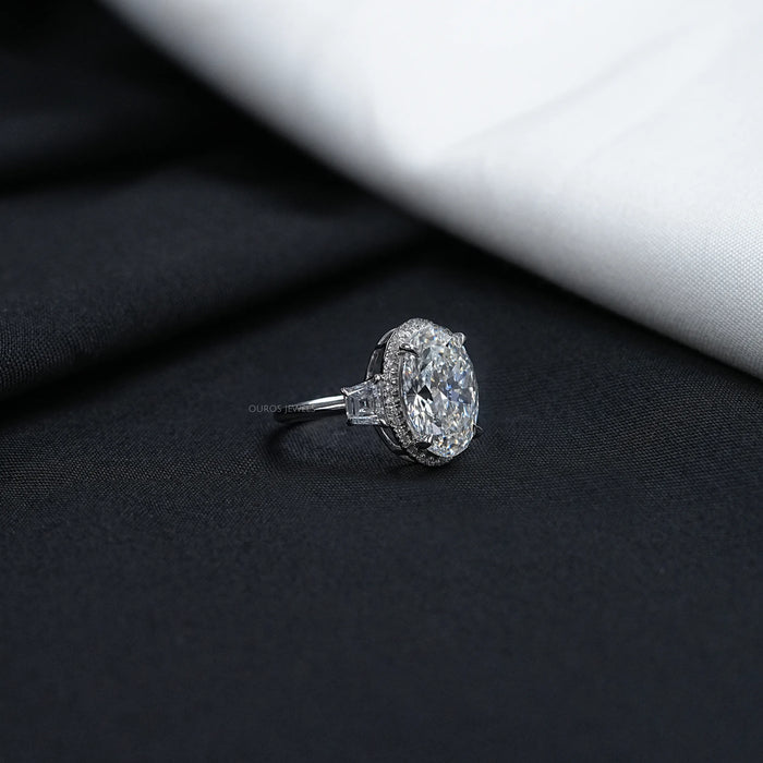 Molly Sims Oval Three Stone Ring - 96th Annual Academy Awards