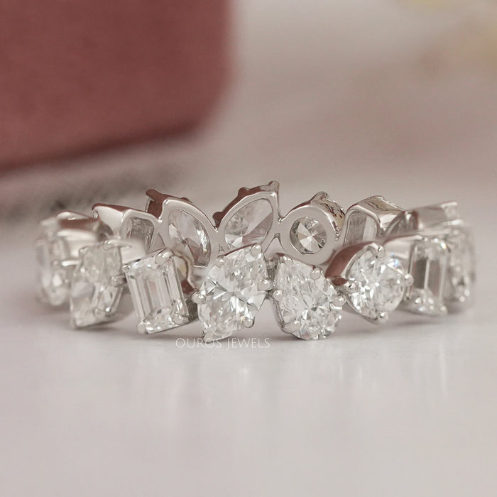 Mixed Shape Lab Grown Diamond Eternity Band