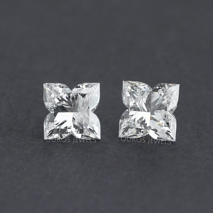 Antique Lily Cut Loose Diamond Pair