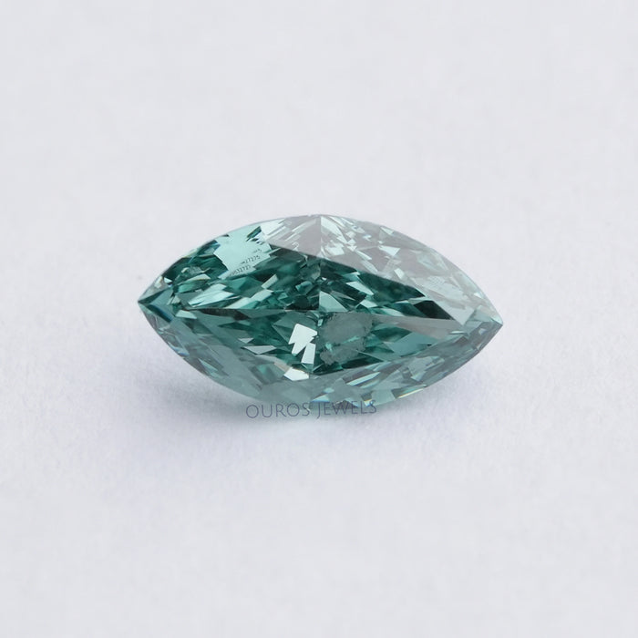 1.25 Carat Green Marquise Cut Lab Created Diamond