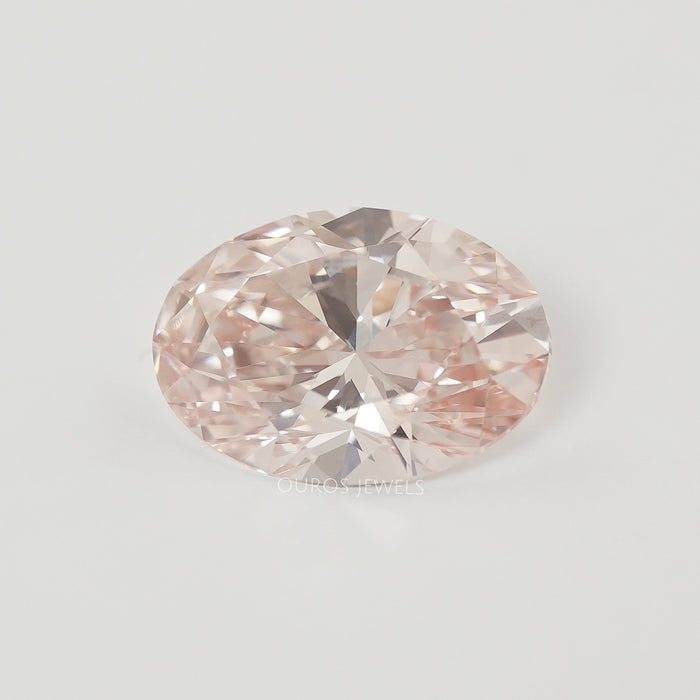 Fancy Intense Pink Oval Cut Lab Diamond