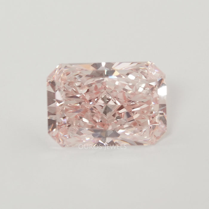 Fancy Vivid Pink Radiant Cut Lab Diamond