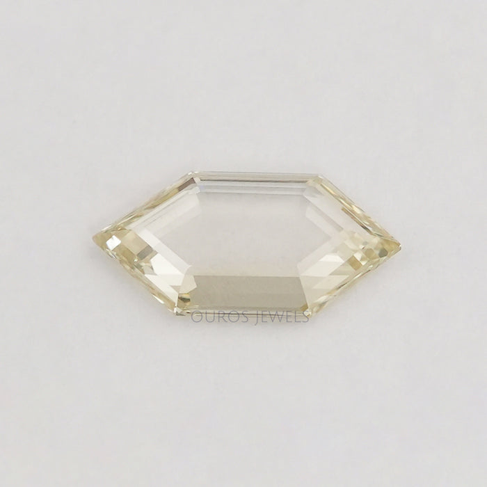 Fancy Yellow Portrait Hexagon Lab Grown Diamond