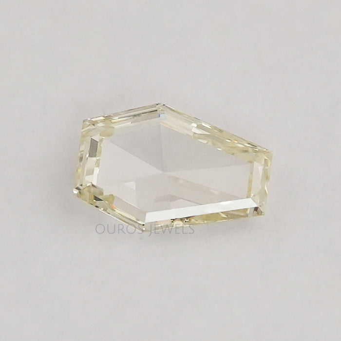Yellow Calf's Head Portrait Cut Loose Diamond