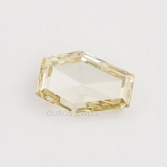 Yellow Calf Head Shape Lab Created Diamond
