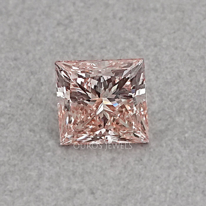 Lab Grown Pink Princess Cut Diamond