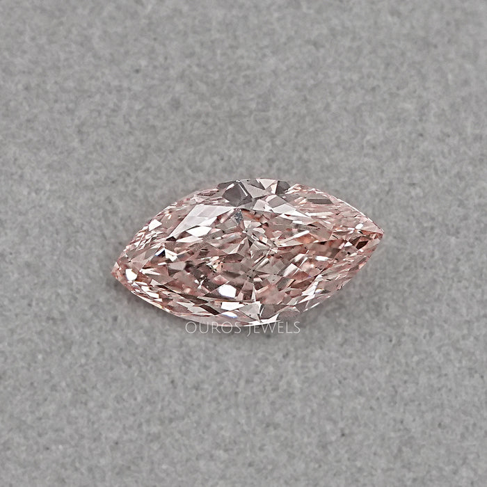 Vivid Pink Marquise Cut Loose Diamond