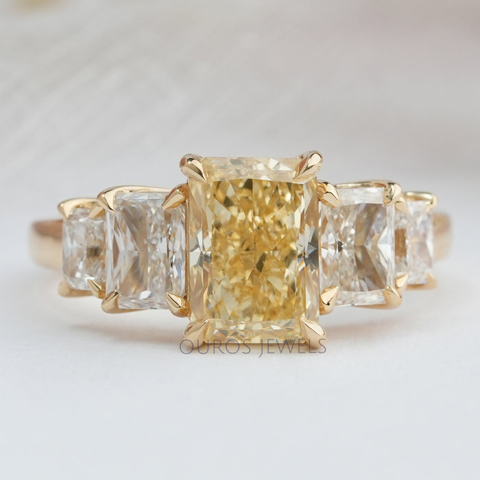 Radiant Signature Five-Stone Engagement Ring