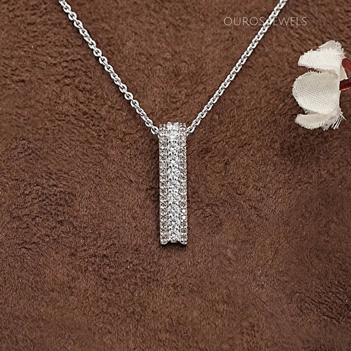 Chocolate Round Shape Bar Pendant