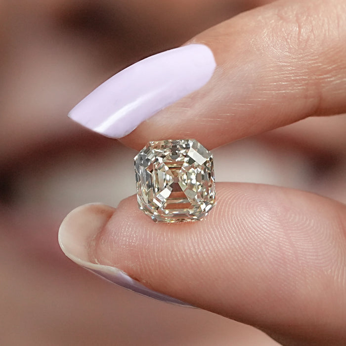 Old Mine Asscher Lab Grown Diamond