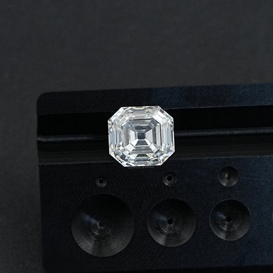 Old Mine Asscher Lab Grown Loose Diamond - 6.90 Carat