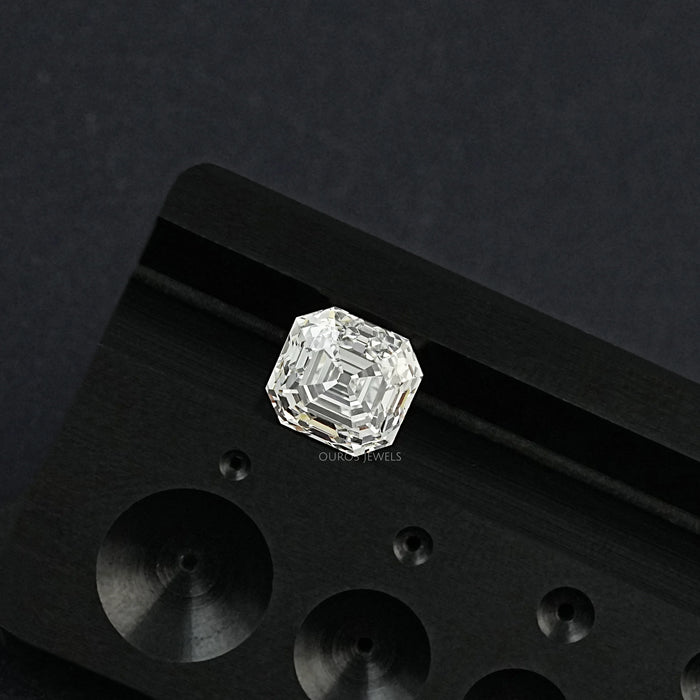 Old Mine Asscher Cut Lab Grown Loose Diamond
