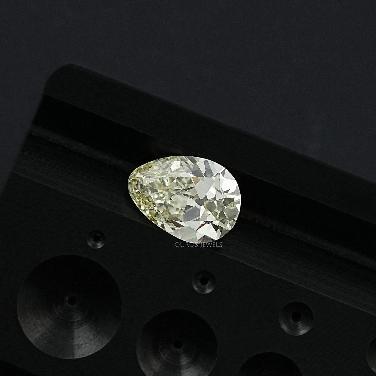 Old Mine Pear Cut Lab Grown Diamond Loose
