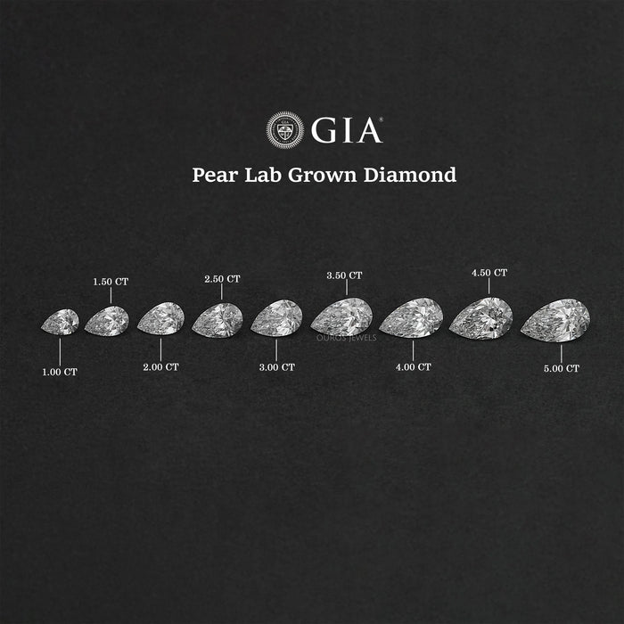 Pear Cut GIA Certified Lab Diamond