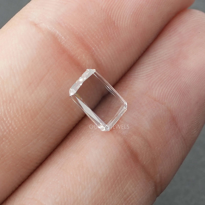 Portrait Emerald Cut Lab Created Diamond
