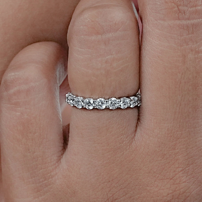 3.00 MM Round Lab Grown Diamond Wedding Ring