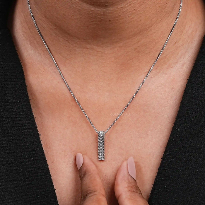 Chocolate Round Shape Bar Pendant