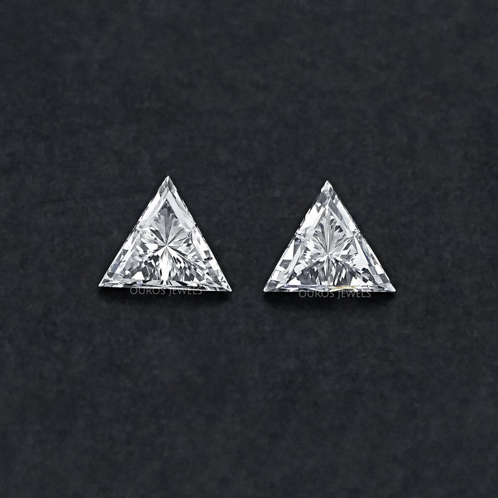 Triangle Cut Lab Made Diamond Sets