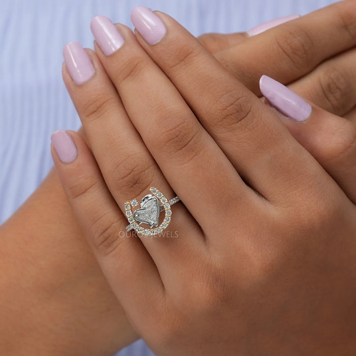 Antique Horse & Horseshoe Diamond Ring