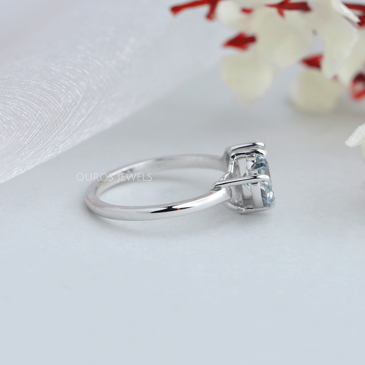 Heart & Pear Diamond Toi Et Moi Wedding Ring Rings