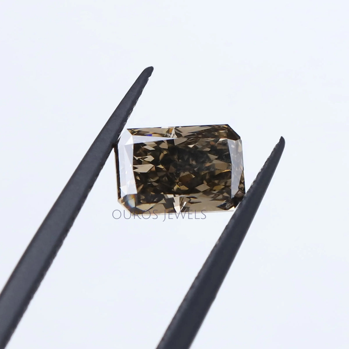 1.65 Carat Olive Radiant Cut Lab Grown Diamond