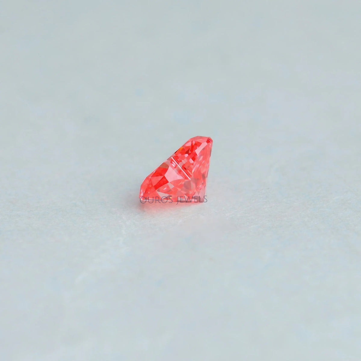 Pink Heart Cut Lab Grown Diamond