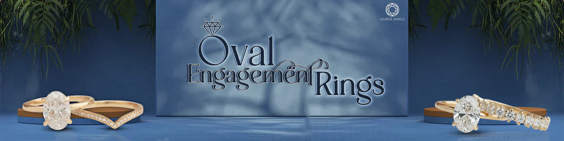  Oval Engagement Rings with intricate gold bands and a delicate V-shaped diamond accent.