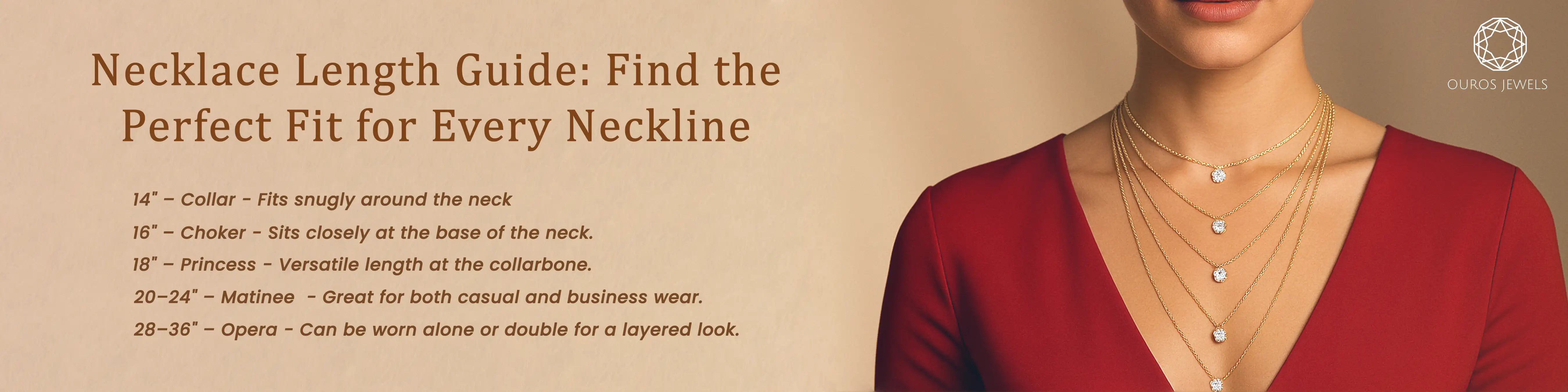 Necklace Length Guide: Find the Perfect Fit for Every Neckline