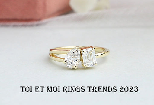 [Toi et Moi ring to gift her for an engagement and wedding proposal that makes a love relationship stronger and more trustful.]-[ouros jewels]