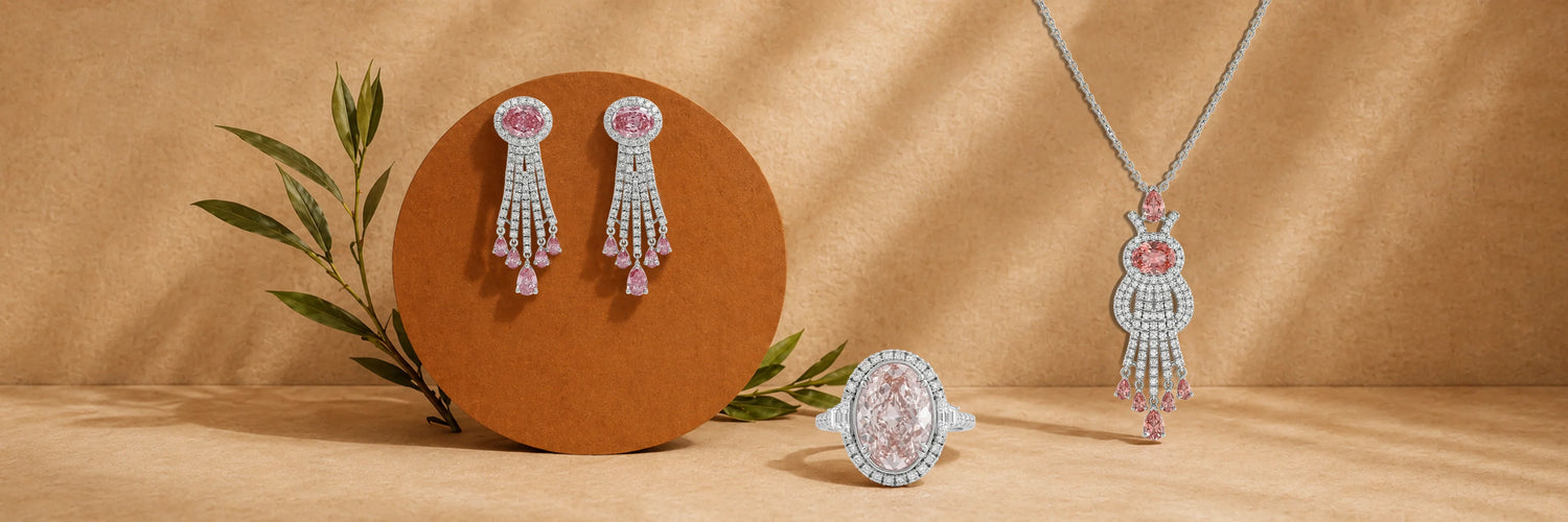 Lab Grown Pink Diamond Jewelry Collection – Earrings, Rings & Fine Jewelry